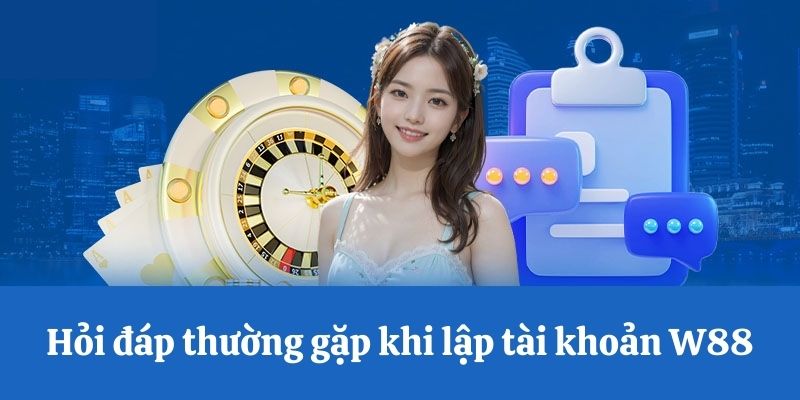 Hỏi đáp thường gặp khi lập tài khoản W88